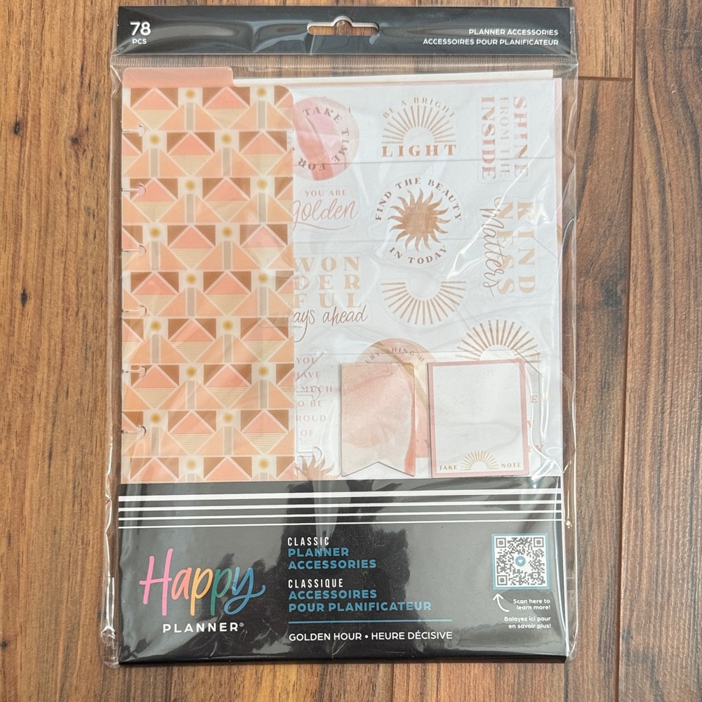 Happy Planner Accessories - Orange and White